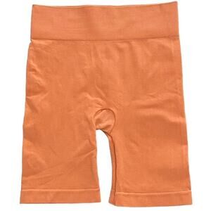 LALA ACTIVE Orange Bike Shorts Activewear ~ Ladies Size SMALL